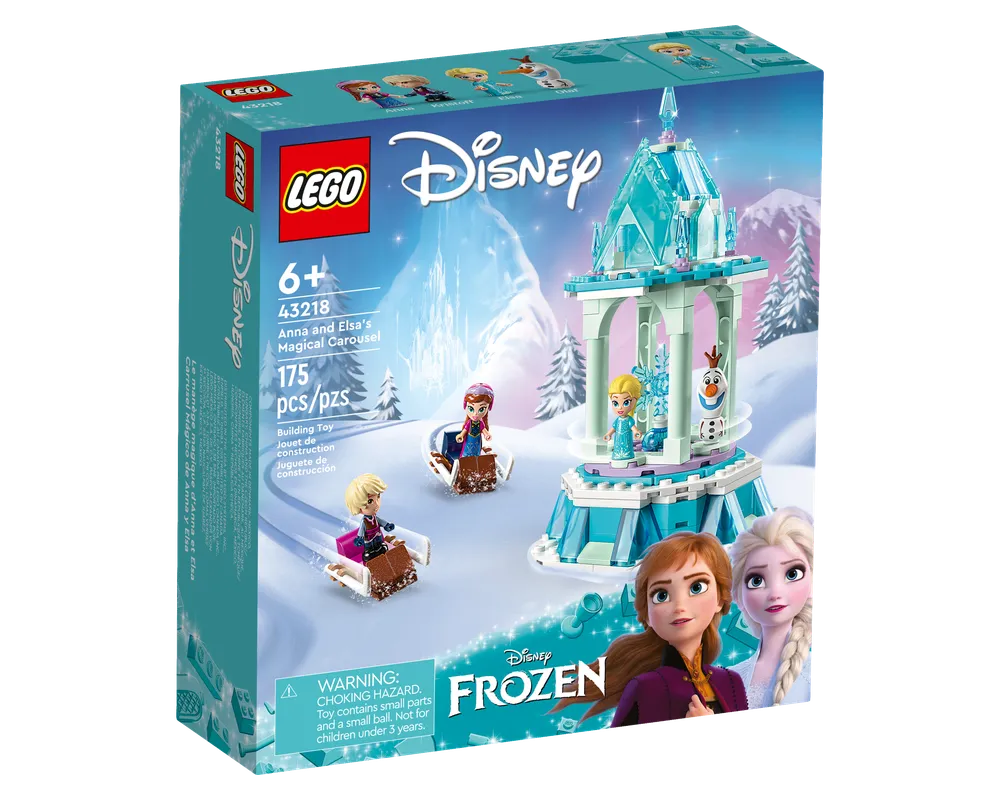 LEGO Disney 43218 - Anna and Elsa's Magical Carousel - Authentic LEGO Set Main Image