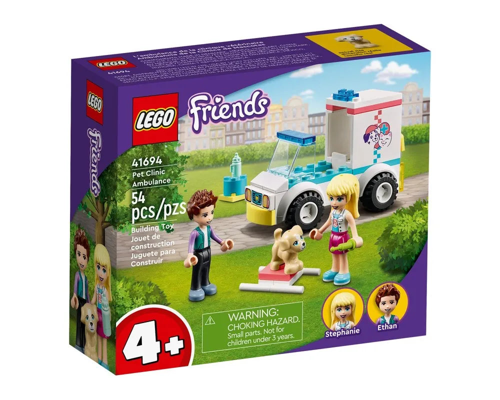 =LEGO Friends 41694 - Pet Clinic Ambulance - Authentic LEGO Set Main Image