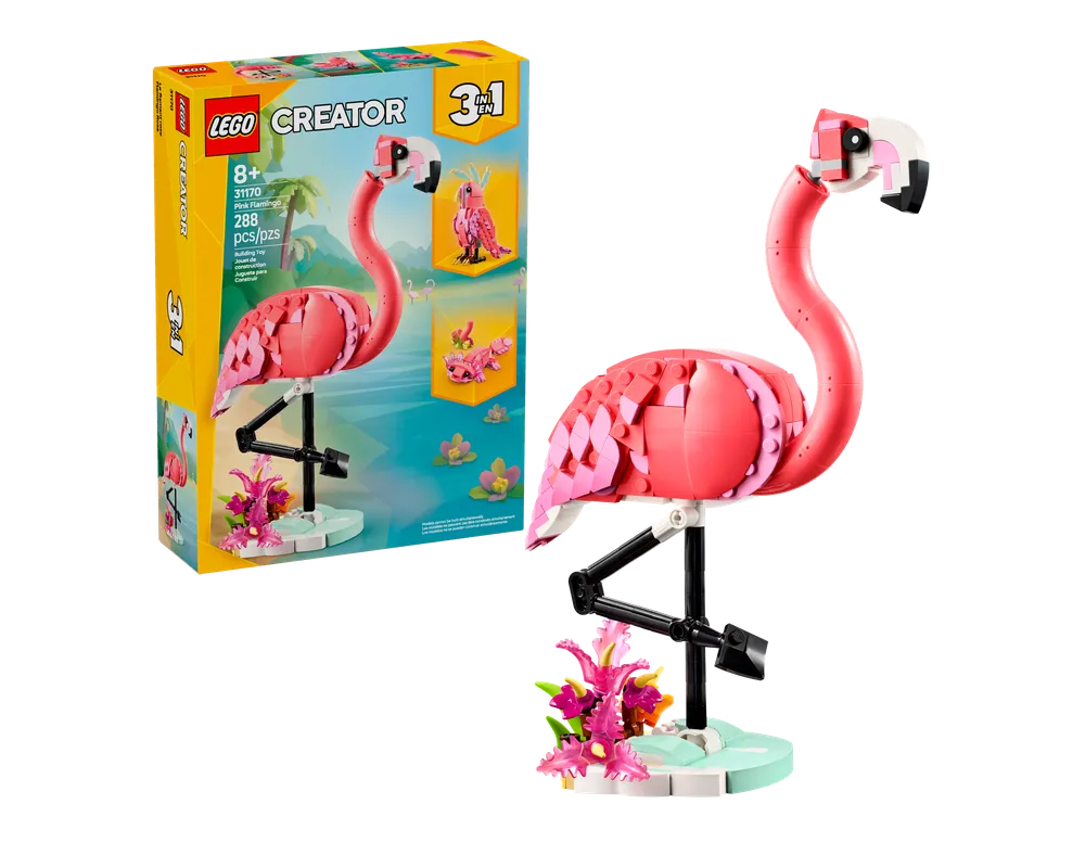 LEGO Creator 31170 - Pink Flamingo - Authentic LEGO Set Main Image