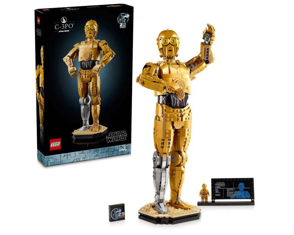 LEGO Star Wars 75398 - C-3PO - Authentic LEGO Set Main Image
