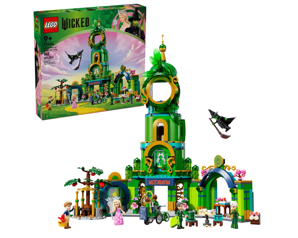 LEGO Wicked 75684 - Welcome to Emerald City - Authentic LEGO Set Main Image
