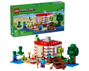 LEGO Minecraft 21275 - The TNT Jungle House - Authentic LEGO Set Main Image