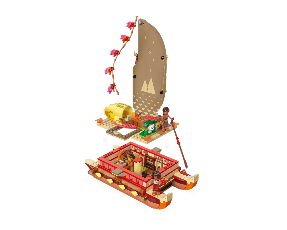 LEGO Disney 43270 - Moana's Adventure Canoe - Authentic LEGO Set Image 5