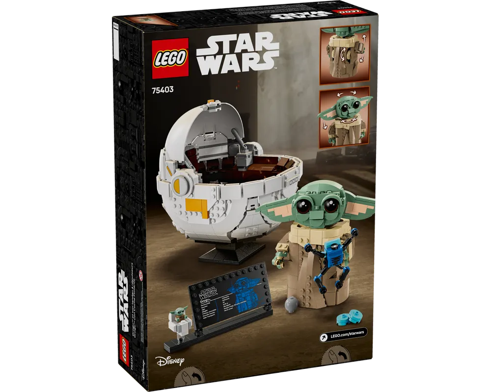 LEGO Star Wars 75403 - Grogu with Hover Pram - Authentic LEGO Set Image 9