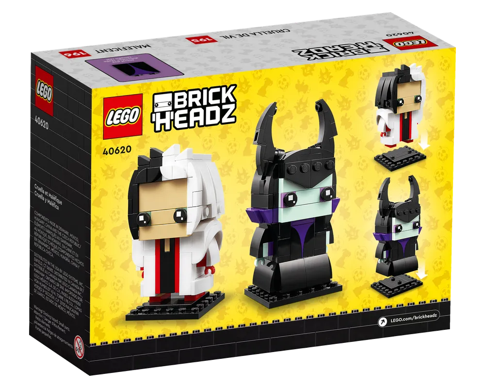 =LEGO BrickHeadz 40620 - Cruella & Maleficent - Authentic LEGO Set Image 6