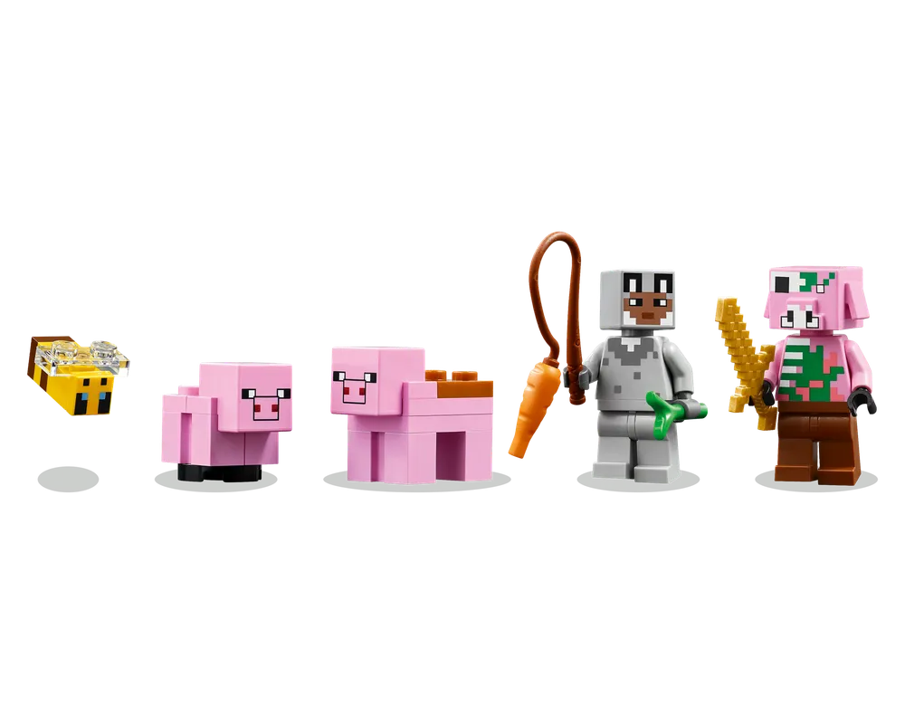 LEGO Minecraft 21268 - The Baby Pig House - Authentic LEGO Set Image 7