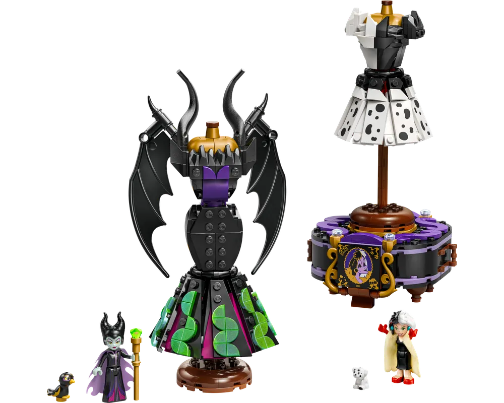 LEGO Disney 43262 - Maleficent's and Cruella De Vil's Dresses - Authentic LEGO Set Image 2