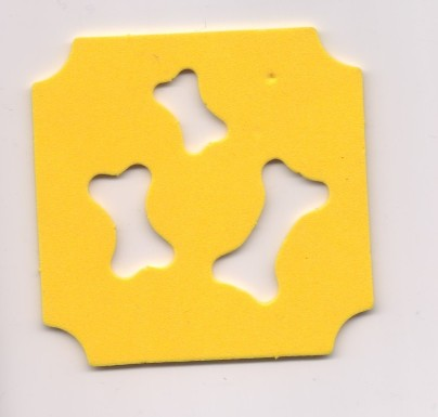 LEGO bb0226 Foam Scala Dog Mat, Bone Shape Cutouts #3150 - Main Product Image