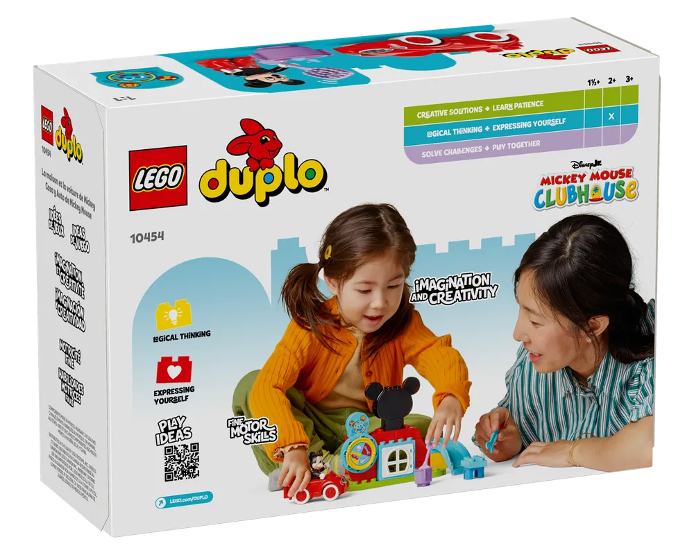 LEGO DUPLO 10454 - Mickey Mouse Clubhouse & Car - Authentic LEGO Set Image 2