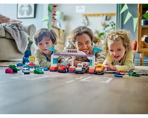 LEGO DUPLO 10445 - F1 Team Racing Cars & Drivers - Authentic LEGO Set Image 11
