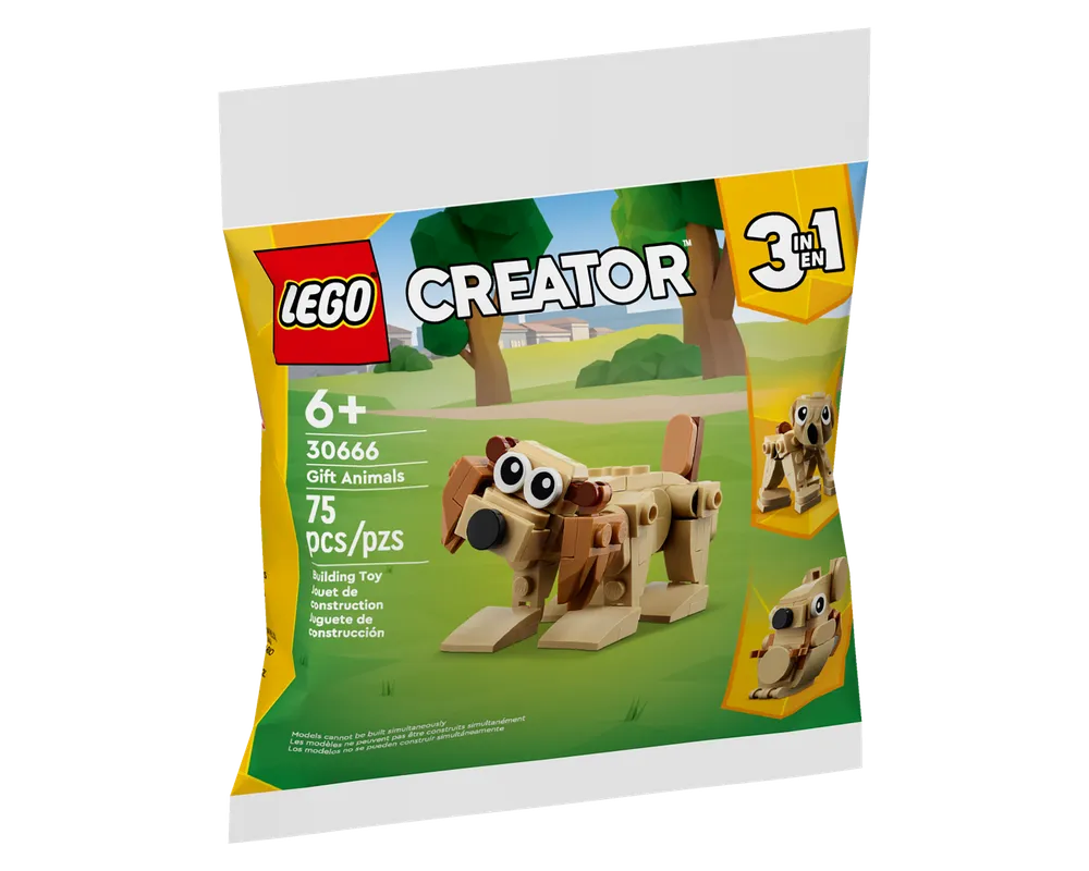 =LEGO Creator 30666 - Gift Animals polybag - Authentic LEGO Set Main Image