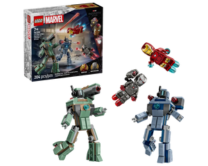 LEGO Super Heroes 76320 - Iron Man & War Machine vs. Hammer Drones - Authentic LEGO Set Main Image