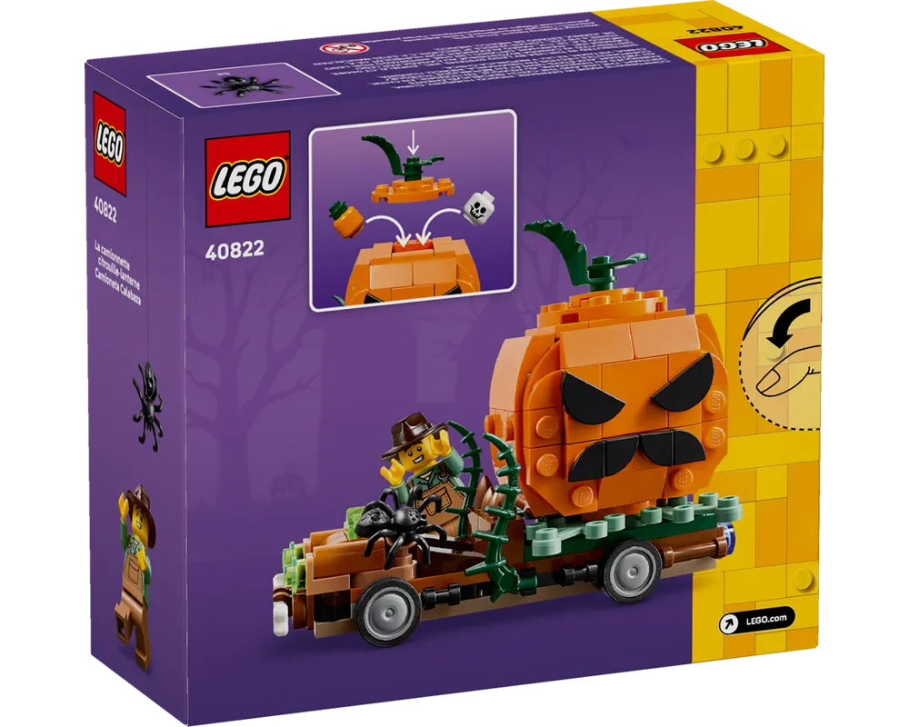 LEGO Holiday & Event 40822 - Jack-O'-Lantern Pickup Truck - Authentic LEGO Set Image 2