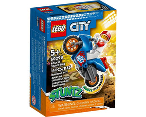 LEGO City 60298 - Rocket Stunt Bike - Authentic LEGO Set Main Image