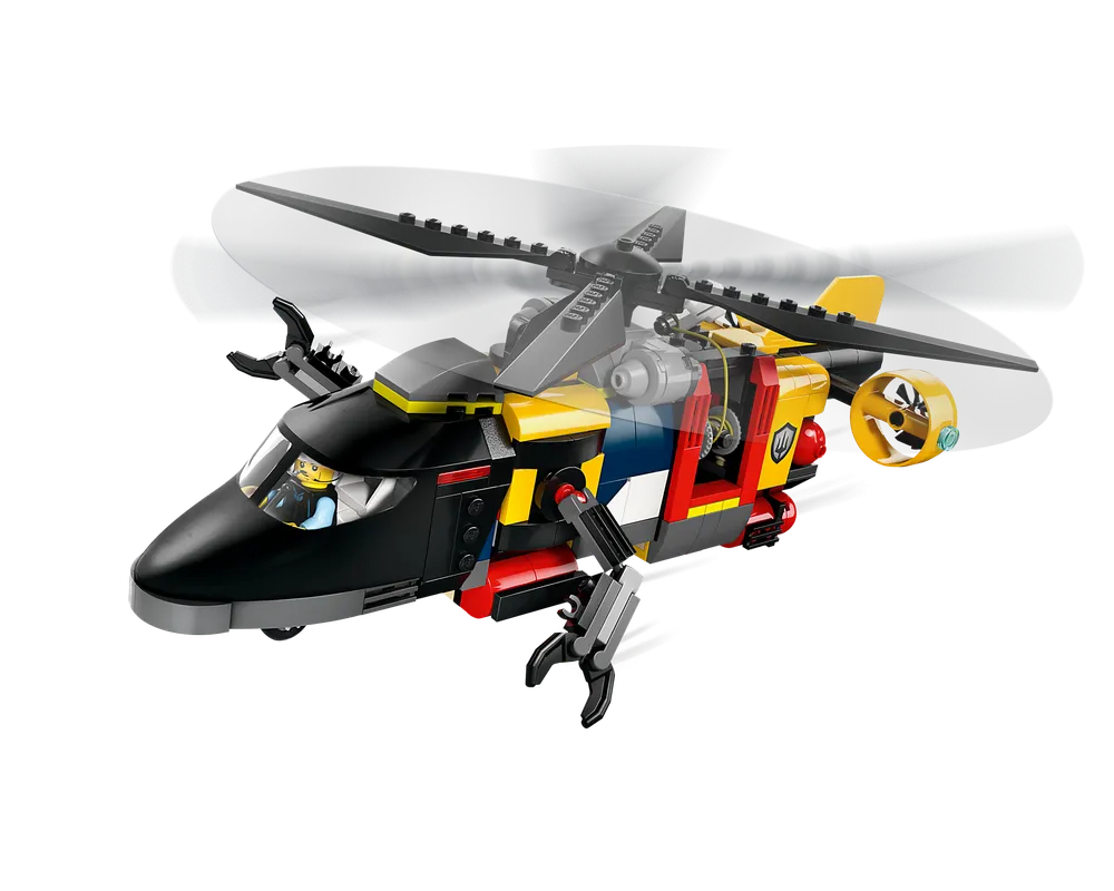 LEGO City 60462 - Helicopter, Fire Truck & Submarine Remix - Authentic LEGO Set Image 6