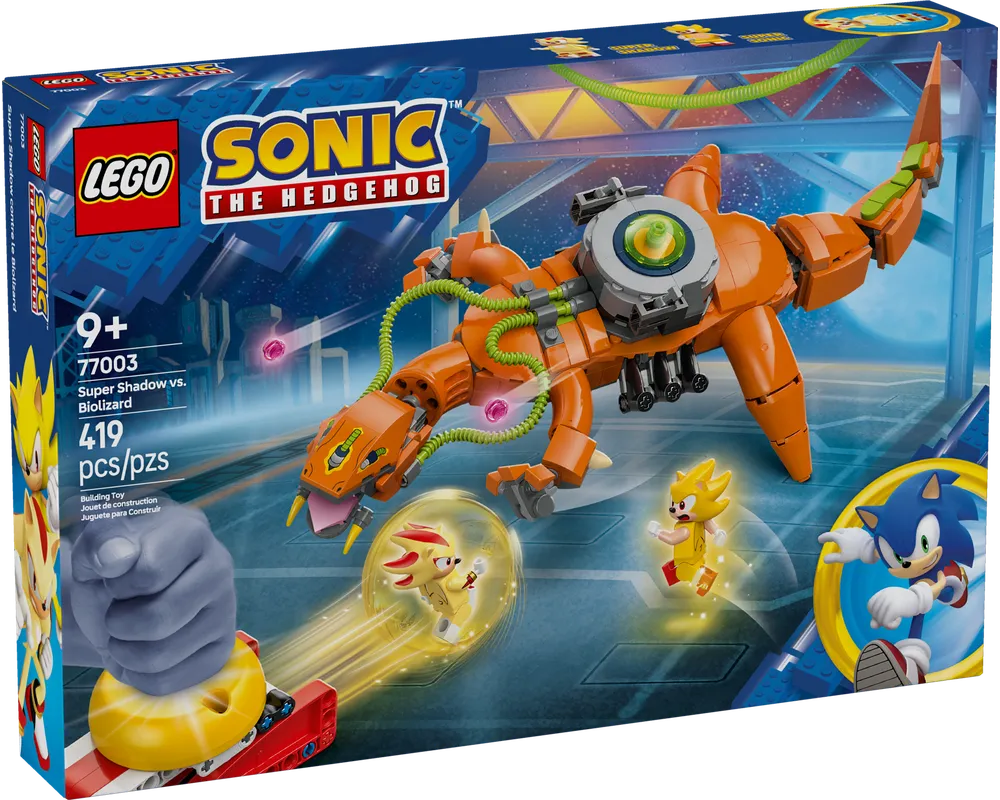 LEGO Sonic the Hedgehog 77003 - Super Shadow vs. Biolizard - Authentic LEGO Set Main Image