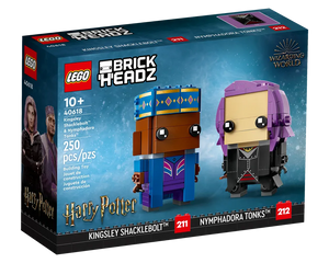 =LEGO BrickHeadz 40618 - Kingsley Shacklebolt & Nymphadora Tonks - Authentic LEGO Set Main Image