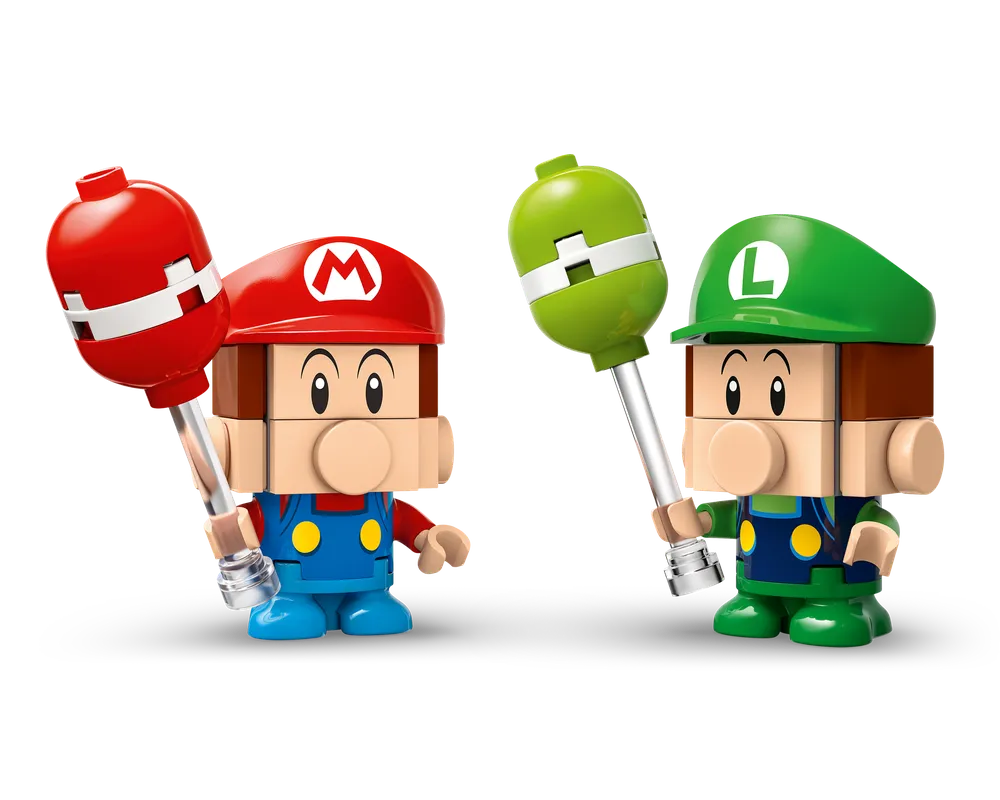 LEGO Super Mario 72034 - Baby Mario vs. Baby Luigi - Authentic LEGO Set Image 5