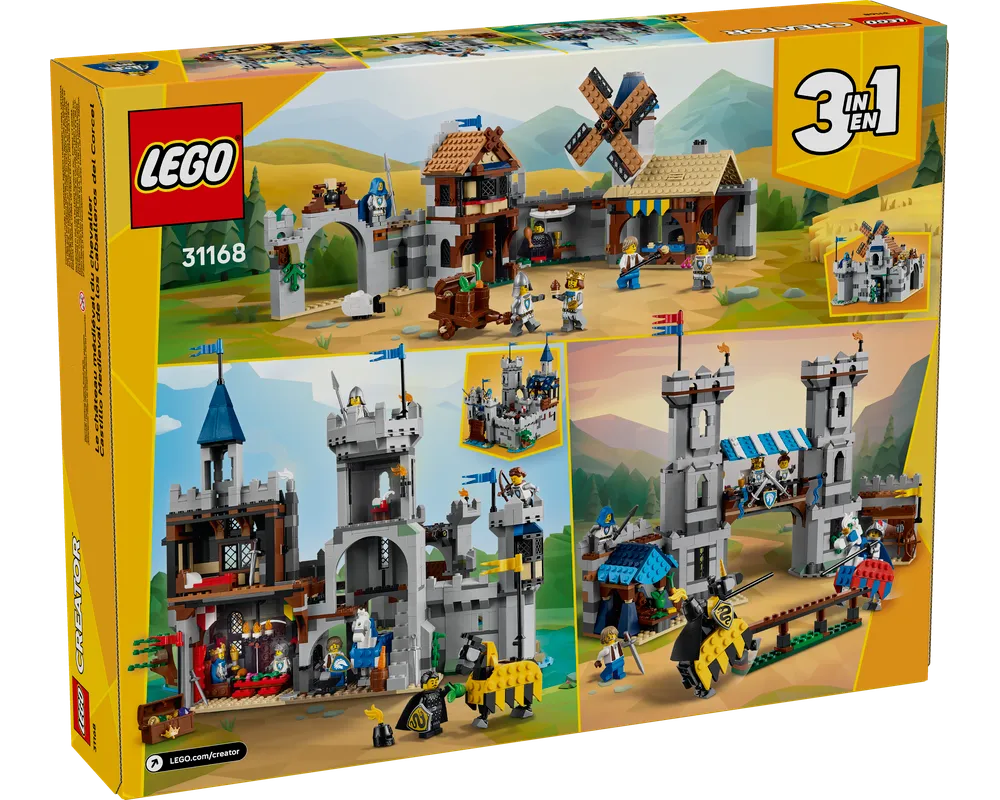LEGO Creator 31168 - Medieval Horse Knight Castle - Authentic LEGO Set Image 4