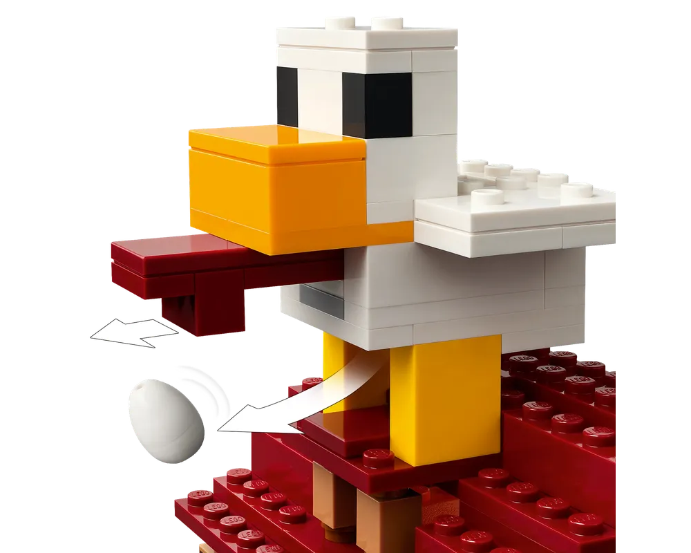 LEGO Minecraft 21273 - The Ghast Balloon Village Attack - Authentic LEGO Set Image 6