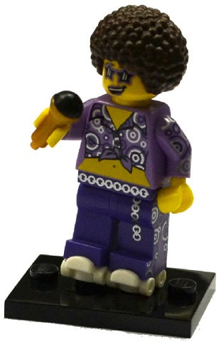 LEGO Collectible Minifigures col13-13 - col13 Disco Diva, Series 13 (Complete Set with Stand and Accessories) - Authentic LEGO Set Main Image