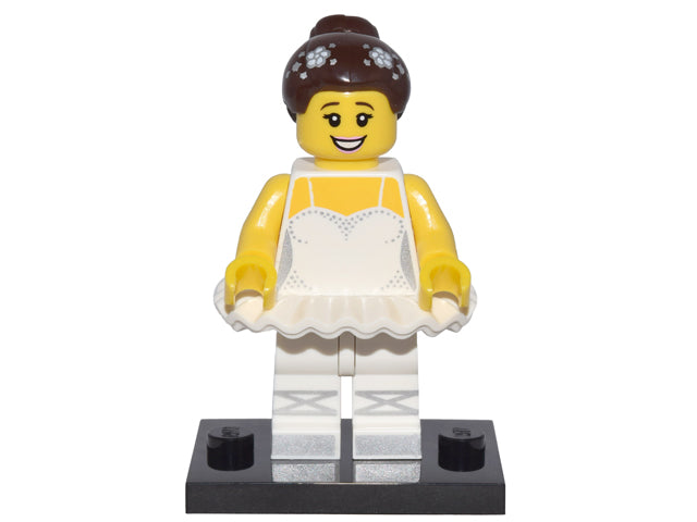 LEGO Collectible Minifigures col15-10 - col15 Ballerina, Series 15 (Complete Set with Stand and Accessories) - Authentic LEGO Set Main Image