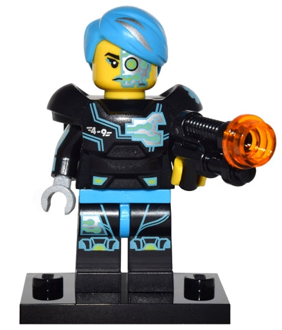 LEGO Collectible Minifigures col16-3 - col16 Cyborg, Series 16 (Complete Set with Stand and Accessories) - Authentic LEGO Set Main Image