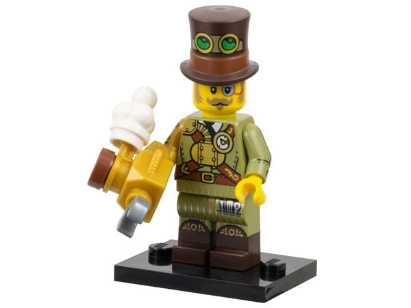LEGO Collectible Minifigures col27-12 - col27 Steampunk Inventor, Series 27 (Complete Set with Stand and Accessories) - Authentic LEGO Set Main Image