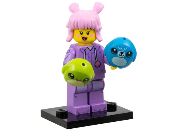 LEGO Collectible Minifigures col27-5 - col27 Plush Toy Collector, Series 27 (Complete Set with Stand and Accessories) - Authentic LEGO Set Main Image