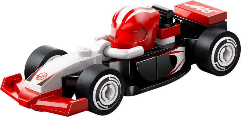 LEGO Collectible Minifigures colf1rc-10 - Haas F1 Team Race Car, F1 Collectible Race Cars - Authentic LEGO Set Main Image