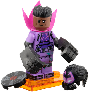 LEGO Collectible Minifigures colspi-3 - Miles G. Morales / Prowler, Spider-Man Across the Spider-Verse (Complete Set with Stand and Accessories)