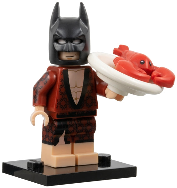 LEGO Collectible Minifigures coltlbm - Lobster-Lovin' Batman, The LEGO Batman Movie, Series 1 (Complete Set with Stand and Accessories) - Authentic LEGO Set Main Image