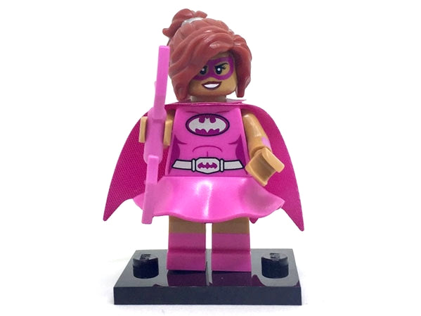 LEGO Collectible Minifigures coltlbm-10 - coltlbm Pink Power Batgirl, The LEGO Batman Movie, Series 1 (Complete Set with Stand and Accessories) - Authentic LEGO Set Main Image