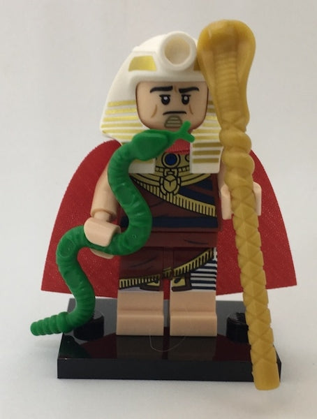LEGO Collectible Minifigures coltlbm-19 - coltlbm King Tut, The LEGO Batman Movie, Series 1 (Complete Set with Stand and Accessories) - Authentic LEGO Set Main Image