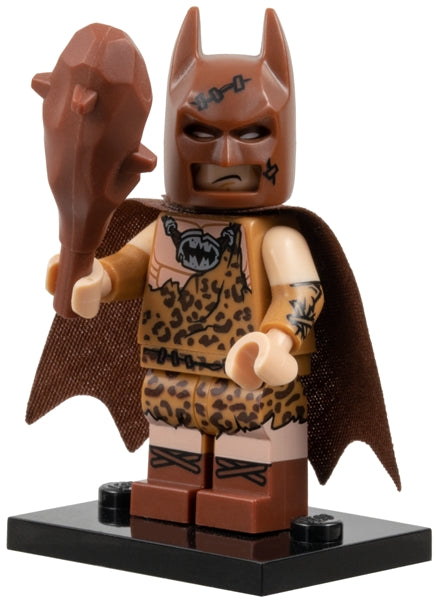LEGO Collectible Minifigures coltlbm-4 - coltlbm Clan of the Cave Batman, The LEGO Batman Movie, Series 1 (Complete Set with Stand and Accessories) - Authentic LEGO Set Main Image