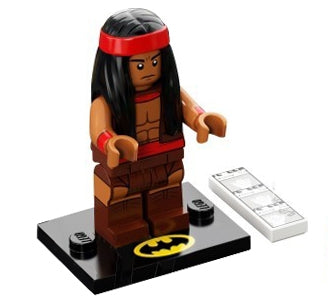 LEGO Collectible Minifigures coltlbm2-15 - coltlbm2 Apache Chief, The LEGO Batman Movie, Series 2 (Complete Set with Stand and Accessories) - Authentic LEGO Set Main Image
