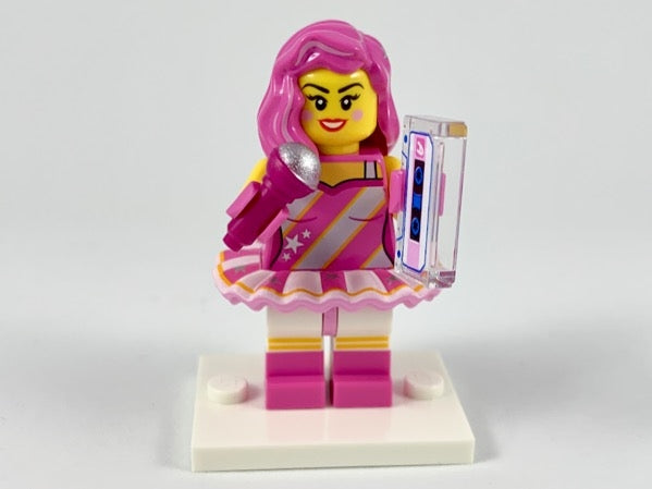 LEGO Collectible Minifigures coltlm2-11 - coltlm2 Candy Rapper, The LEGO Movie 2 (Complete Set with Stand and Accessories) - Authentic LEGO Set Main Image