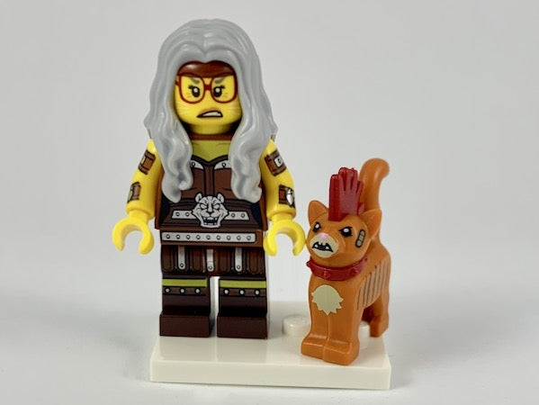 LEGO Collectible Minifigures coltlm2-6 - coltlm2 Sherry Scratchen-Post & Scarfield, The LEGO Movie 2 (Complete Set with Stand and Accessories) - Authentic LEGO Set Main Image