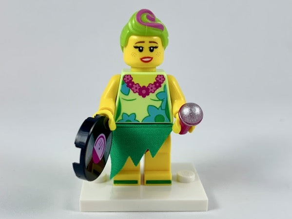 LEGO Collectible Minifigures coltlm2-7 - coltlm2 Hula Lula, The LEGO Movie 2 (Complete Set with Stand and Accessories) - Authentic LEGO Set Main Image