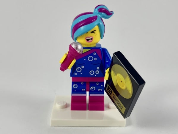 LEGO Collectible Minifigures coltlm2-9 - coltlm2 Flashback Lucy, The LEGO Movie 2 (Complete Set with Stand and Accessories) - Authentic LEGO Set Main Image