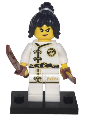 LEGO Collectible Minifigures coltlnm-2 - coltlnm Spinjitzu Training Nya, The LEGO Ninjago Movie (Complete Set with Stand and Accessories) - Authentic LEGO Set Main Image