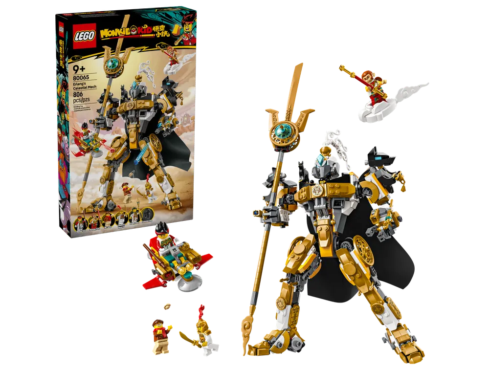 LEGO Monkie Kid 80065 - Erlang's Celestial Mech - Authentic LEGO Set Main Image