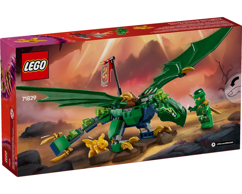 LEGO NINJAGO 71829 - Lloyd's Green Forest Dragon - Authentic LEGO Set Image 3