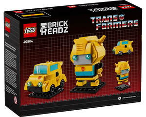 LEGO BrickHeadz 40804 - Bumblebee Robot & Vehicle - Authentic LEGO Set Image 3