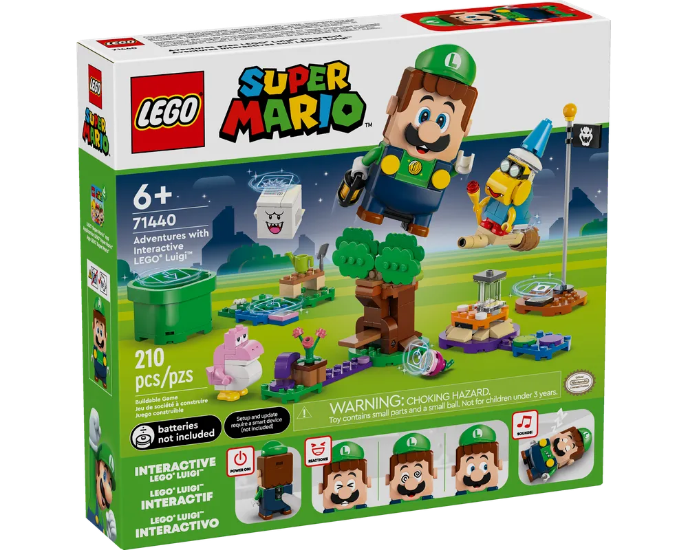 LEGO Super Mario 71440 - Adventures with Interactive LEGO Luigi - Starter Course - Authentic LEGO Set Main Image
