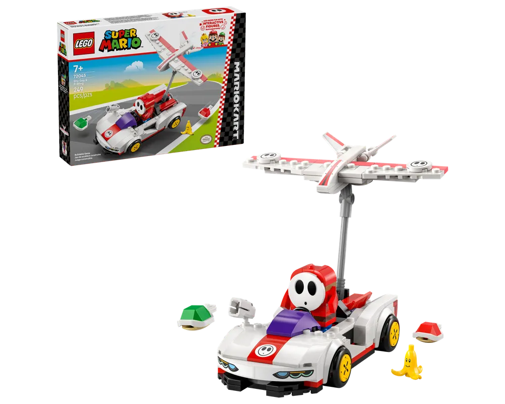 LEGO Super Mario 72045 - Shy Guy & P-Wing - Authentic LEGO Set Main Image
