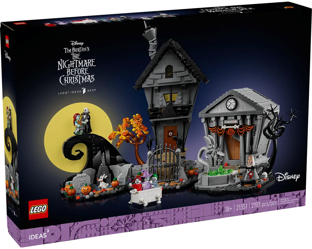 LEGO LEGO Ideas &#40;CUUSOO&#41; 21351 - Disney Tim Burton's The Nightmare Before Christmas - Authentic LEGO Set Main Image