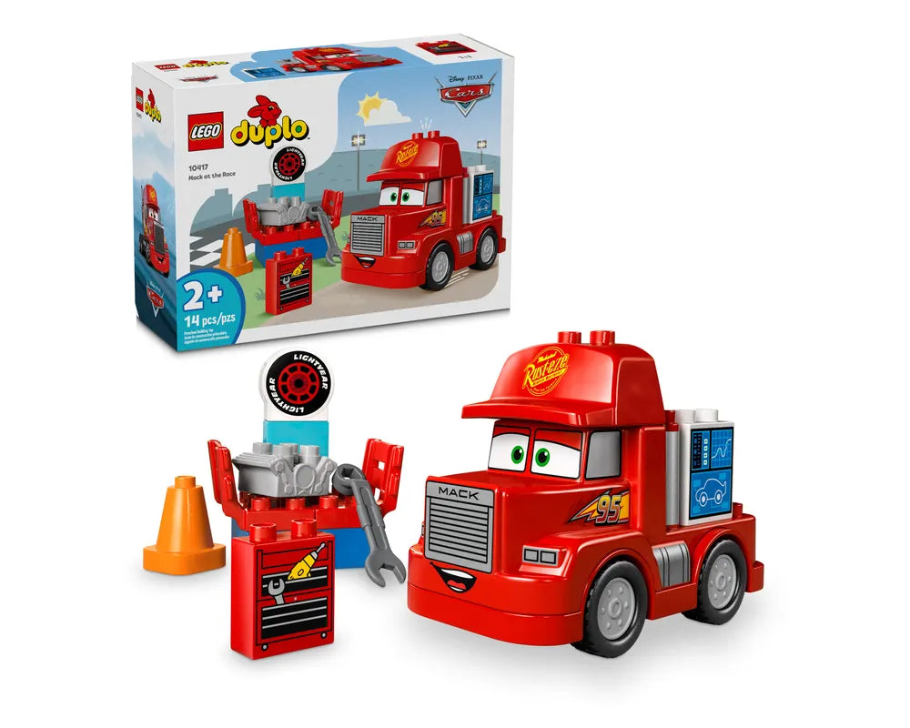 LEGO DUPLO 10417 - Mack at the Race - Authentic LEGO Set Main Image