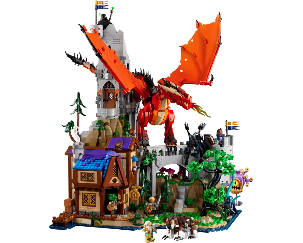 LEGO LEGO Ideas &#40;CUUSOO&#41; 21348 - Dungeons & Dragons: Red Dragon's Tale - Authentic LEGO Set Image 2