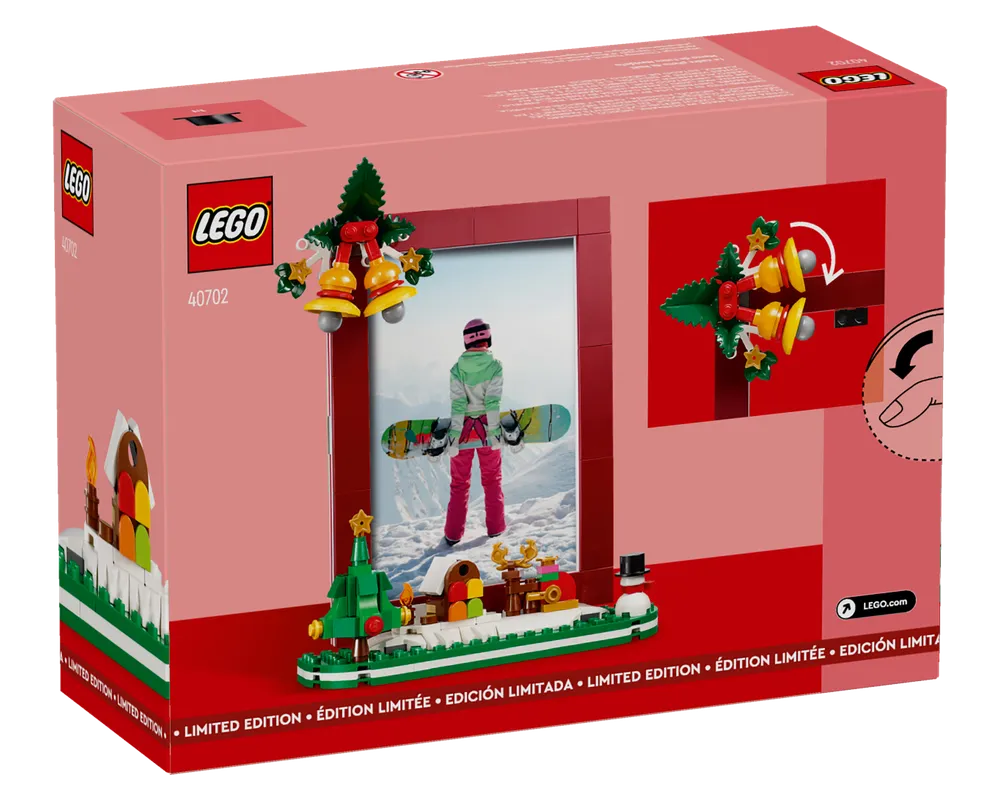 LEGO Holiday & Event 40702 - Christmas Picture Frame - Authentic LEGO Set Image 2